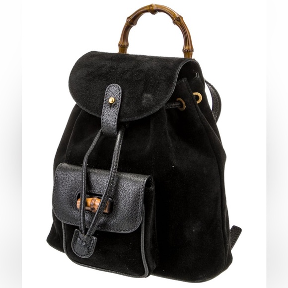 Gucci Suede Backpack - Picture 1 of 5
